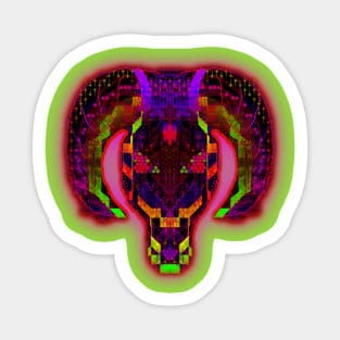 Aries 8c Chartreuse Sticker